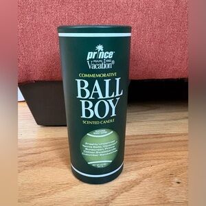 Prince Miami Vacation 1992 Commemorative Edition Ball Boy Scented Candle